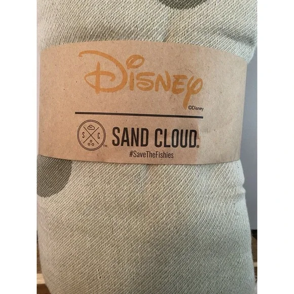 Sand Cloud Turkish Beach Towel 100% Organic Cotton Disney Green Crush X Large